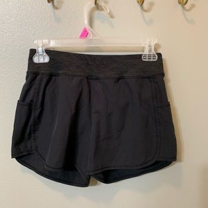 black active shorts